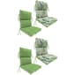 Jordan Set of 2 French Edge Cushions - Tory Palm/Tahiti Breeze - image 1