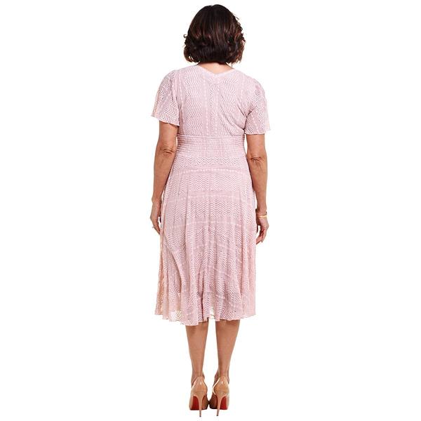 Womens Rabbit Rabbit Rabbit Short Sleeve Lace Empire Waist Dress - Boscov's