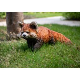 Hi-Line Gift Red Panda Cub Walking Garden Statue