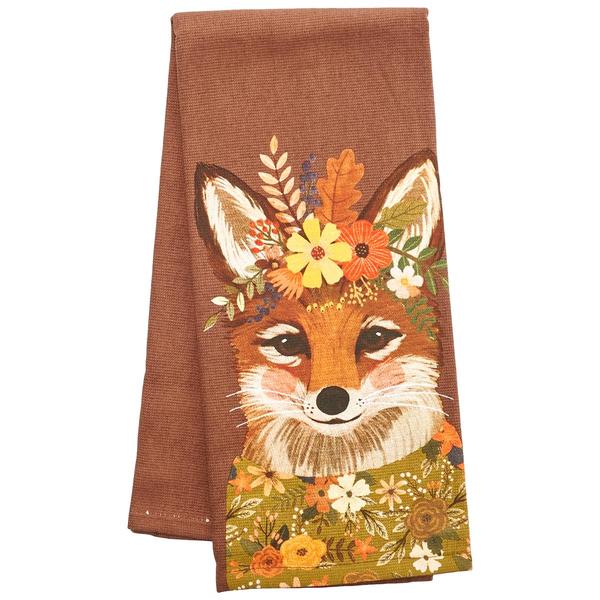 Kay Dee Designs Flowers Everywhere Fox Kitchen Towel - image 