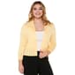 Womens 89th & Madison Solid Mixed Stripe Cardigan - image 1