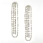 Rosa Rhinestones Oval Framed Chandelier Earrings - image 1
