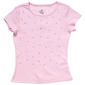 Girls (4-6x) Star Ride® Short Sleeve Rhinestone Tee - Orchid - image 2