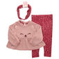 Baby Girl (12-24M) BTween(R) Peplum Top & Dot Leggings w/ Headband - image 1