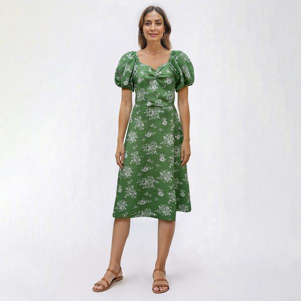 Womens Absolutely Famous Short Sleeve Floral A-Line Dress - Boscov's