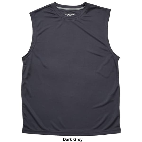 Mens Starting Point Sleeveless Performance Tee