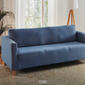 Teflon Embossed Stretch Sofa Slipcover - image 2