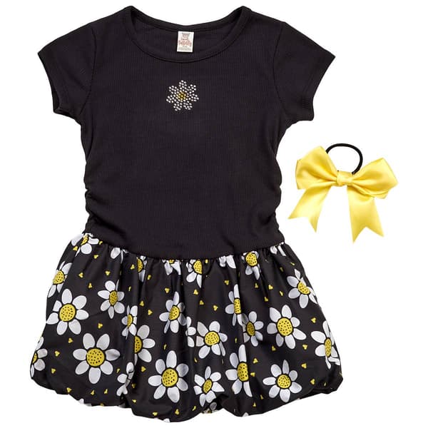 Girls (4-6x) Sweet Butterfly(R) Flower Bubble Dress - image 