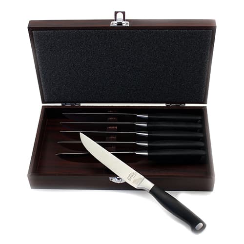 BergHOFF 6pc. Steak Set &amp; Wooden Case - image 