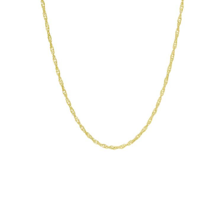 Gold Singapore 20in. Chain Necklace