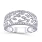 Diamond Classics&#40;tm&#41; Sterling Silver Anniversary Ring - image 1