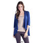 Womens 24/7 Comfort Apparel Elbow Length Sleeve Open Cardigan - image 7