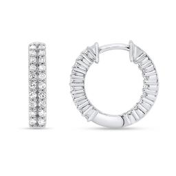 Nova Star(R) Lab Grown Diamond Inside Out Hoop Earrings