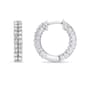 Nova Star(R) Lab Grown Diamond Inside Out Hoop Earrings - image 1