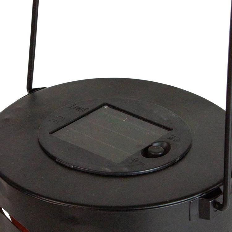 Northlight Seasonal 8in. Owl Outdoor Solar Lantern with Handle