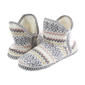 Womens Capelli Fair Isle Knit Bootie Slippers - image 2