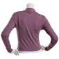 Juniors Cotton Candy Butter Double Zip Mock Neck Jacket - image 5