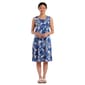 Womens Harlow & Rose Sleeveless Tropical Leaf Shift Dress - image 1