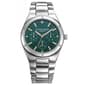Mens Geoffrey Beene Genuine Diamond Green Dial Watch - GBA0053SL - image 1