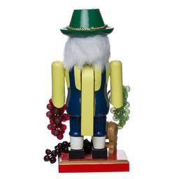 Kurt Adler 10.25in. Wooden Winemaker Nutcracker