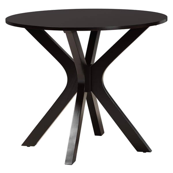 Baxton Studio Jana Modern Espresso Brown Wood 5pc. Dining Set