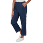 Womens Alfred Dunner Indigo Girls Pull On Cargo Pocket Jeans - image 2