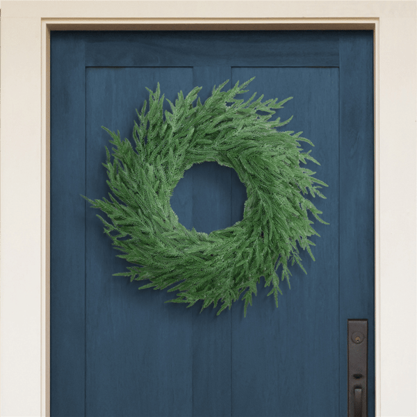 Puleo International 24in. Soft PE Christmas Wreath