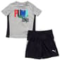 Baby Boy &#40;12-24M&#41; Puma&#40;R&#41; Short Sleeve 1948 Tee & Shorts Set - image 1