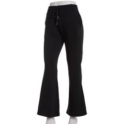 Juniors No Comment Fleece Flare Leg Drawstring Sweatpants