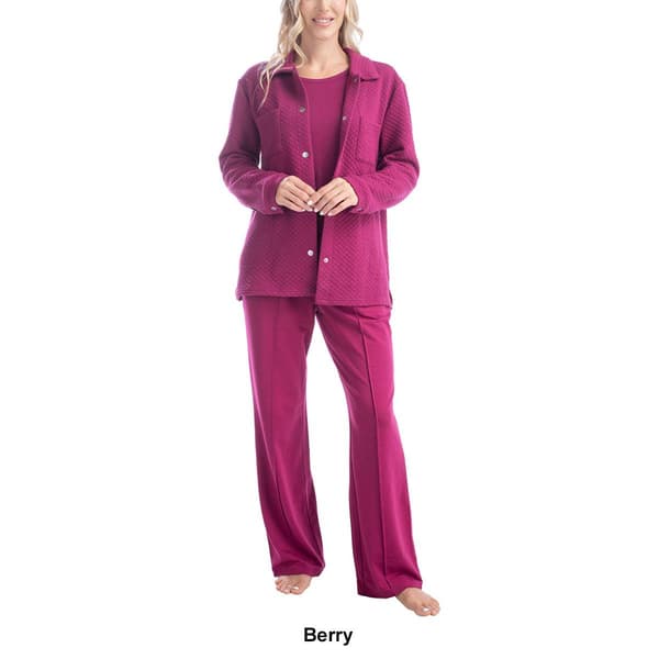 Womens Tall MUK LUKS&#174; 3pc. Sleep & Lounge Pajama Set