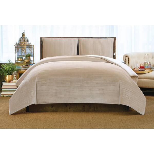Christian Siriano New York(R) Crinkle Velvet Duvet Cover Set - image 