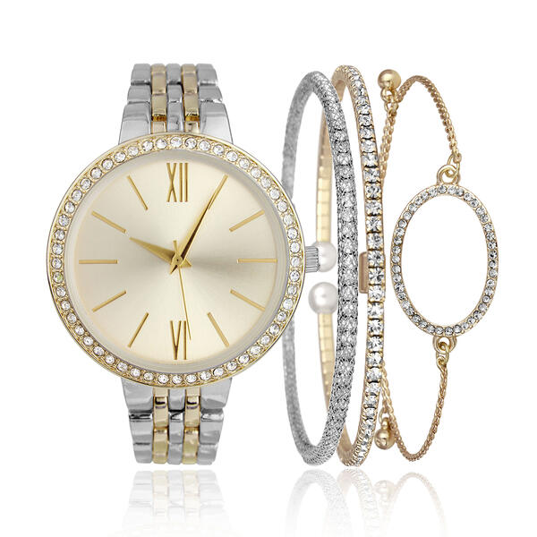 DAISY FUENTES Gold Tone Watch & Bracelet Set Available to order price  150,000