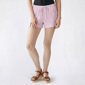 Juniors Love Tree Linen Stripe Tie Front Shorts - image 1