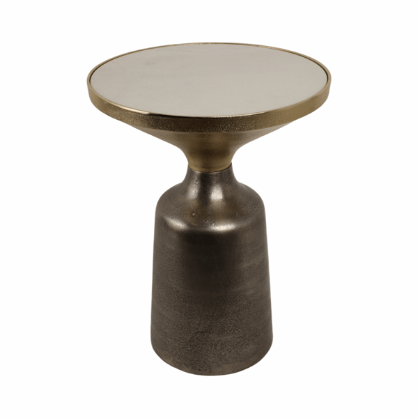 Sagebrook Home 20in. Marble top Accent Table