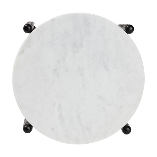 Baxton Studio Caledon Marble Side Table