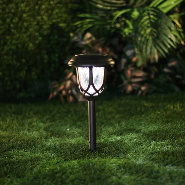 Alpine Solar Brown Pathway LED Lights - Set of 2