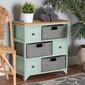 Baxton Studio Valtina Two-Tone Wood 3-Drawer Storage Unit - image 2