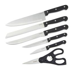 BergHOFF Pica Stainless Steel 7pc. Knife Block Set