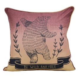 Donna Sharp Forest Symbols Bear Decorative Pillow - 18x18