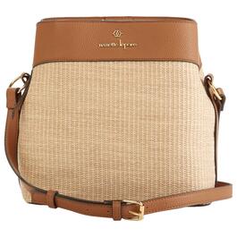 Nanette Lepore Colleen Triple Section Straw Bucket