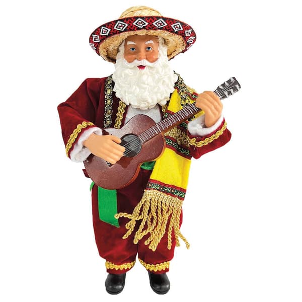 Santa''s Workshop 10in. Mexican Santa - image 