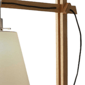 HomeRoots 61in. Natural Solid Wood Task Floor Lamp - image 2