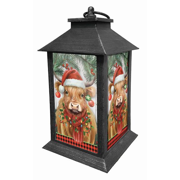 Briarwood Lane Highland Cow Lantern - image 