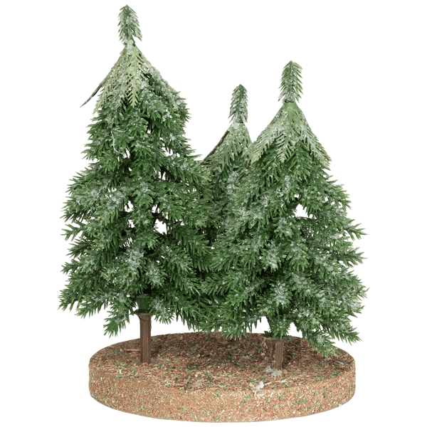Northlight Icy Downswept Pine Trio of Trees Christmas Décor