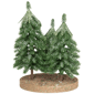 Northlight Icy Downswept Pine Trio of Trees Christmas Décor - image 4