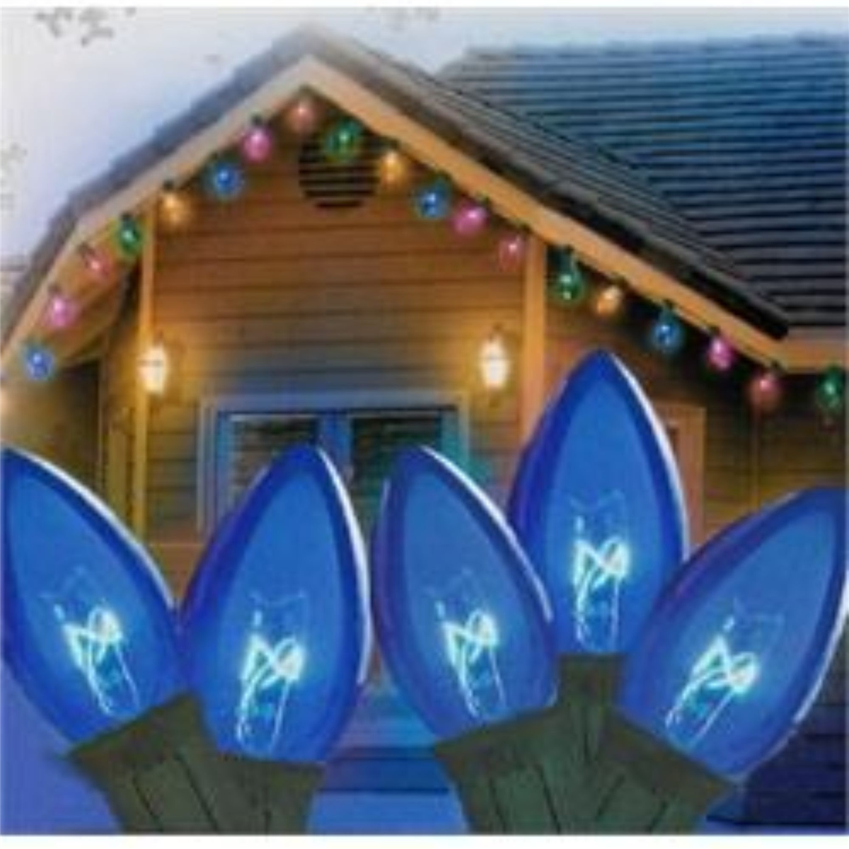 Northlight 25ct. C7 Blue Christmas String Lights