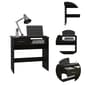 FM FURNITURE Plano Black Wengue 2pc. Home Office Set - image 4