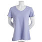 Womens Calvin Klein Performance Embroider Short Sleeve V-Neck Tee - image 6