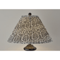 Adesso Dahlia Large Table Lamp with Navy/White Fabric Shade - image 3