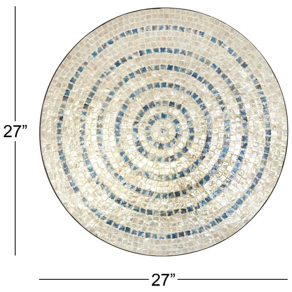 9th & Pike® Coastal Ornamental Mother of Pearl Wall Art